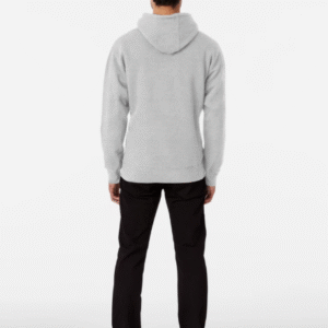 blank grey or any color, classic no print design pullover hoodie