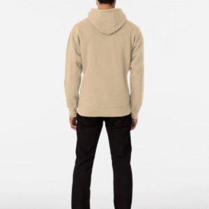 blank sand or any color, classic no print design pullover hoodie