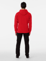 blank red or any color, classic no print design pullover hoodie