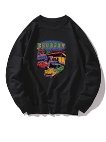 manfinity men car and letter graphic sweatshirt 1.webp