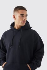 oversized skull drip graphic hoodie